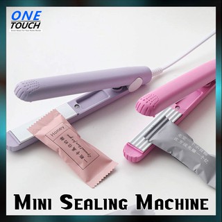 ONETOUCH Mini Electric Heat Sealing Machine Seal Sealer Food Vacuum Clip (Note: No Specific Color)
