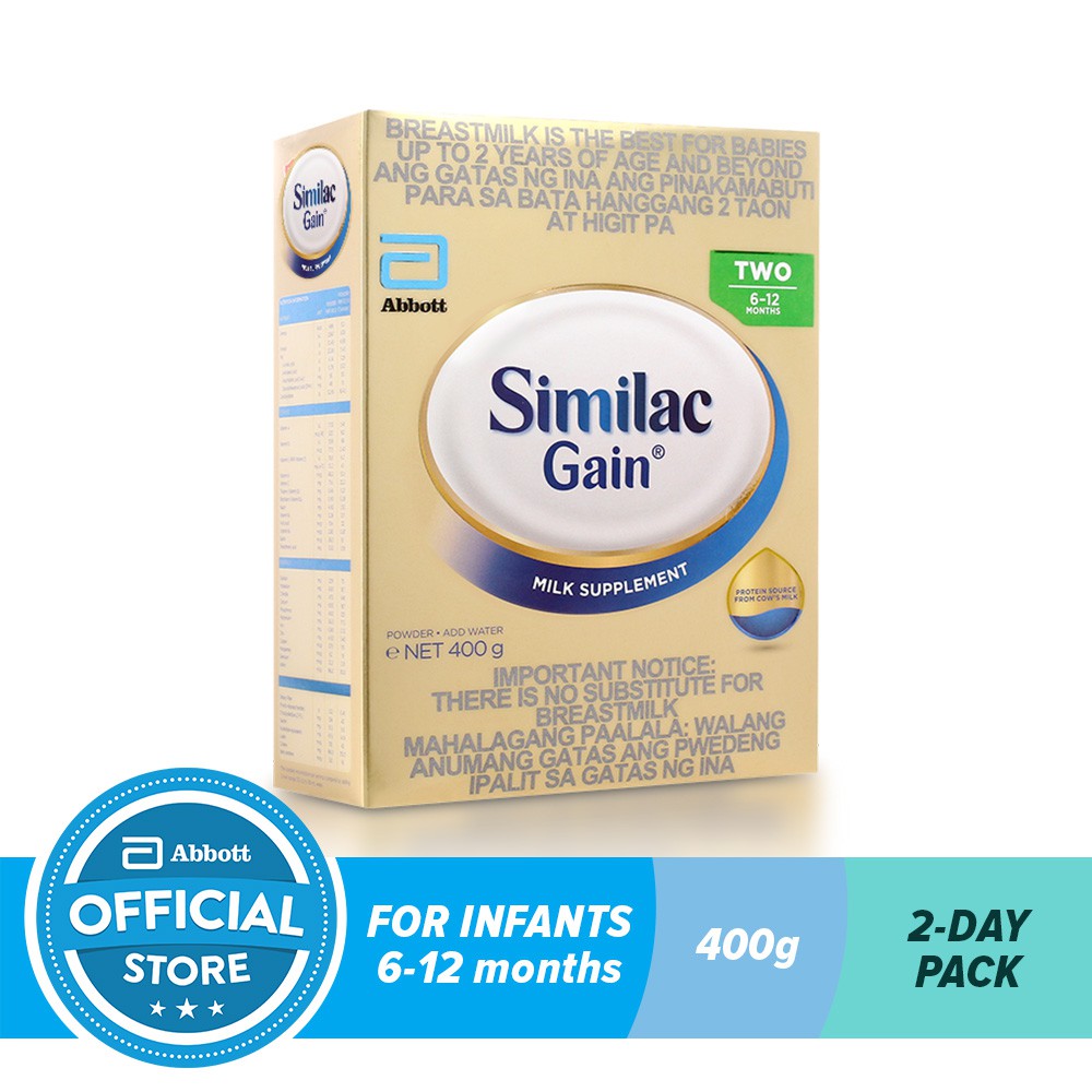 similac gain 2