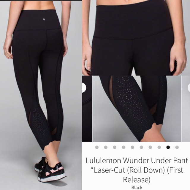 lululemon laser cut leggings