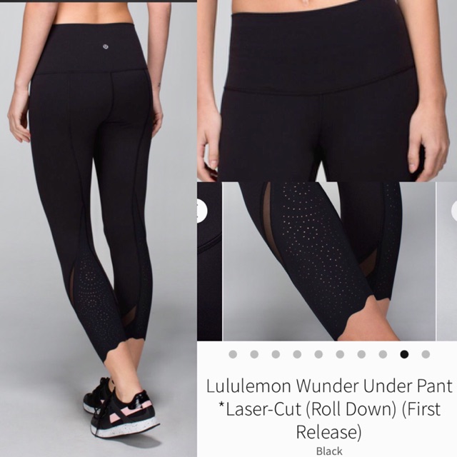 lululemon wunder under black leggings