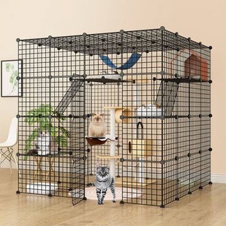 Cat cage home Villa large three-story cat cage Villa large free space indoor cat house large cat nes