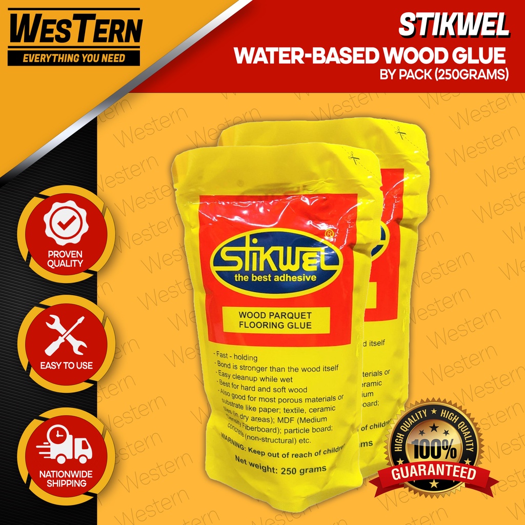 STIKWEL WaterBased Wood Glue by Pack (250grams) Shopee Philippines