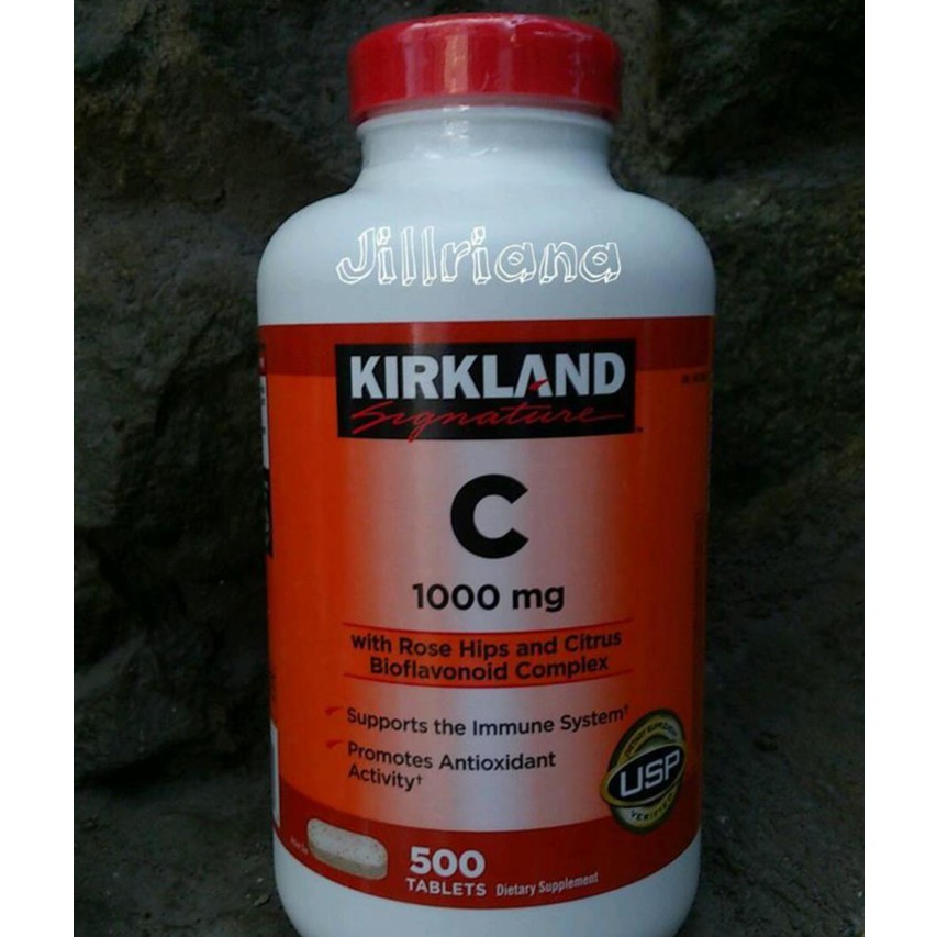 Kirkland Vitamin C 1 000mg 500 Tablets Shopee Philippines