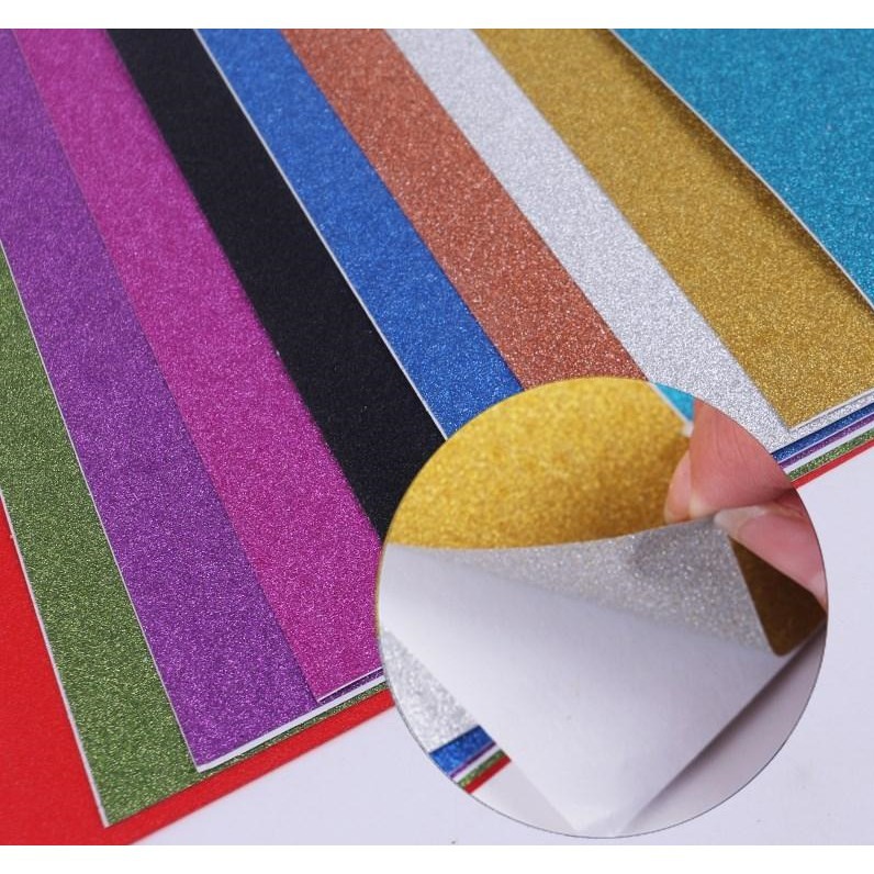 Glitter Sticker Paper A4 size (10pieces) 80gsm Shopee Philippines
