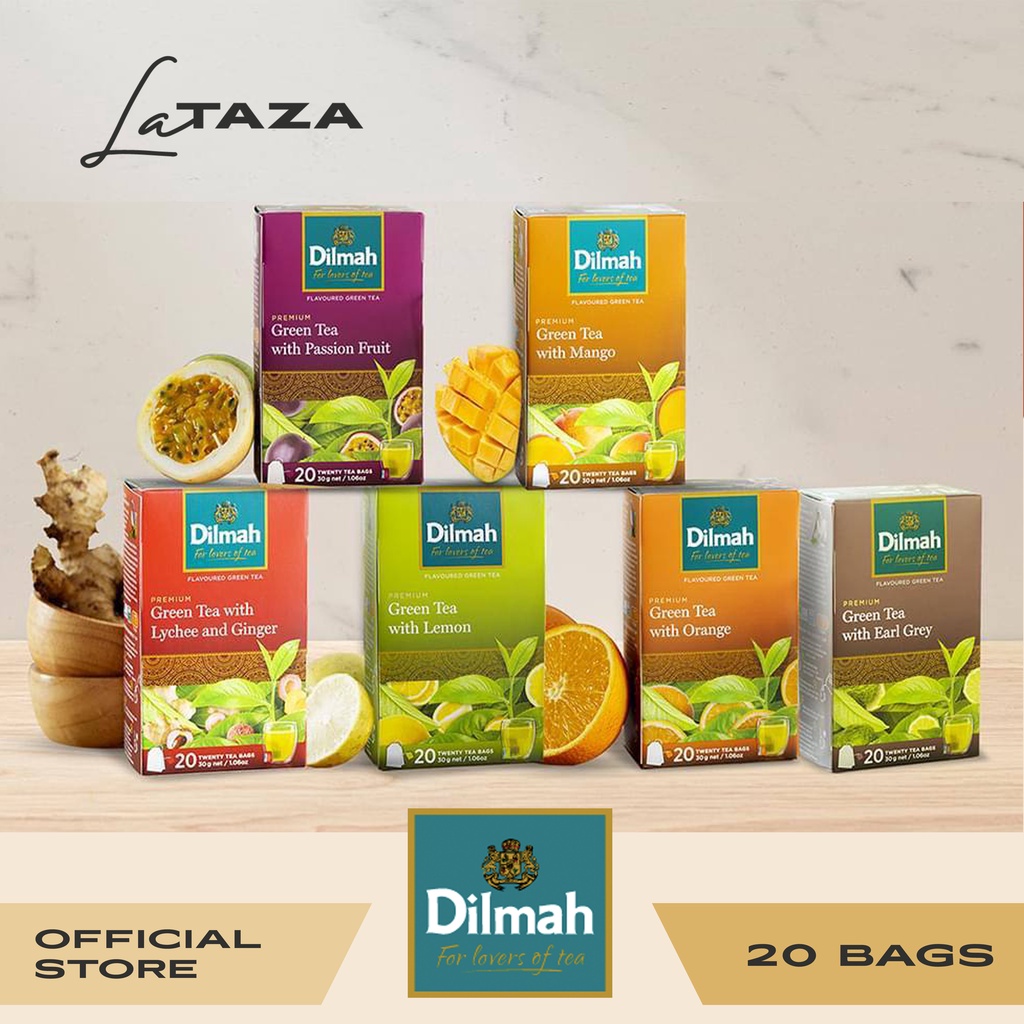 Dilmah Premium Green Tea (20 Bags) Shopee Philippines