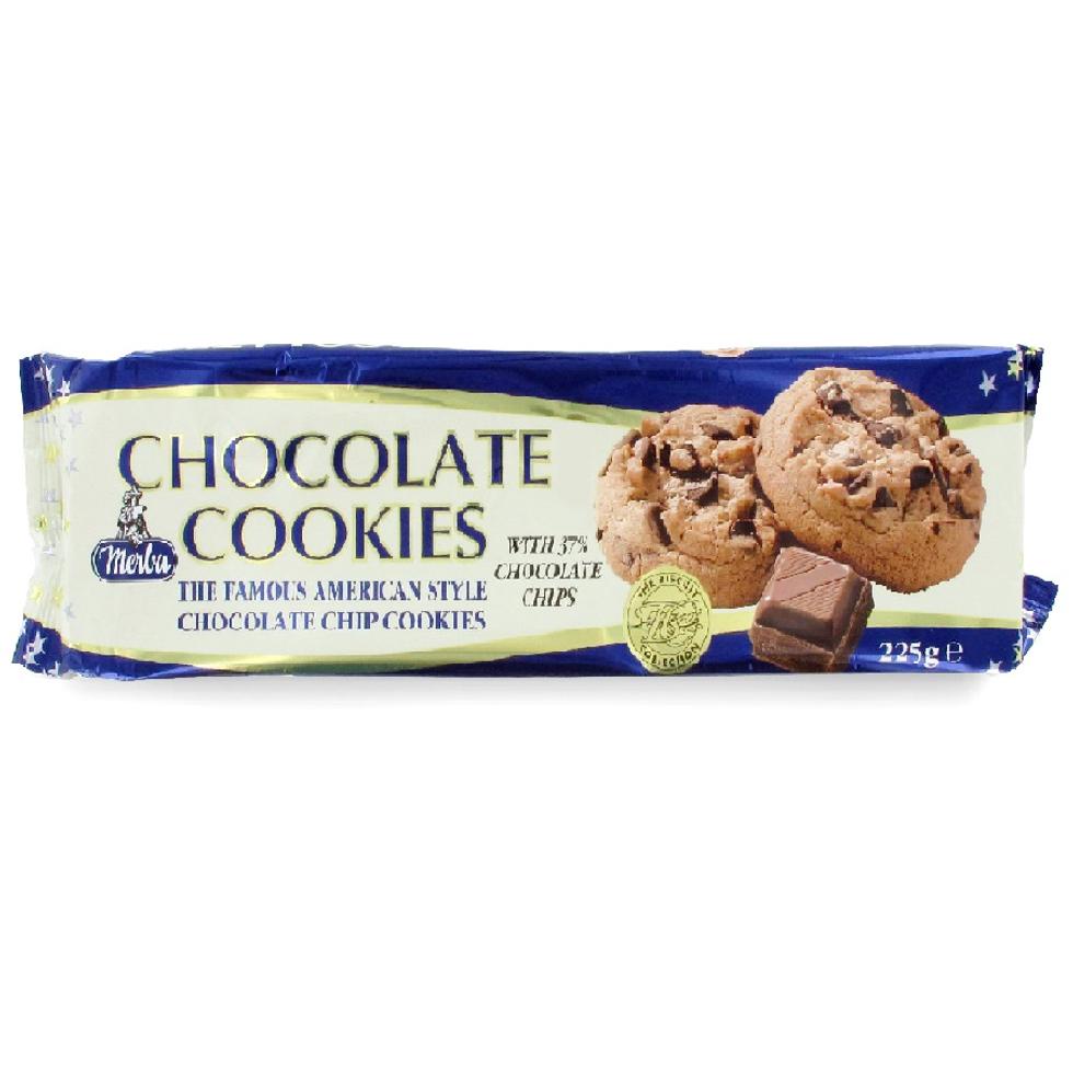 Merba Chocolate Chip Cookies 225g | Shopee Philippines