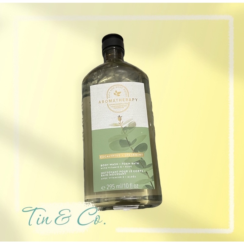 Bath & Body Works Aromatherapy Eucalyptus Spearmint Body wash and Foam