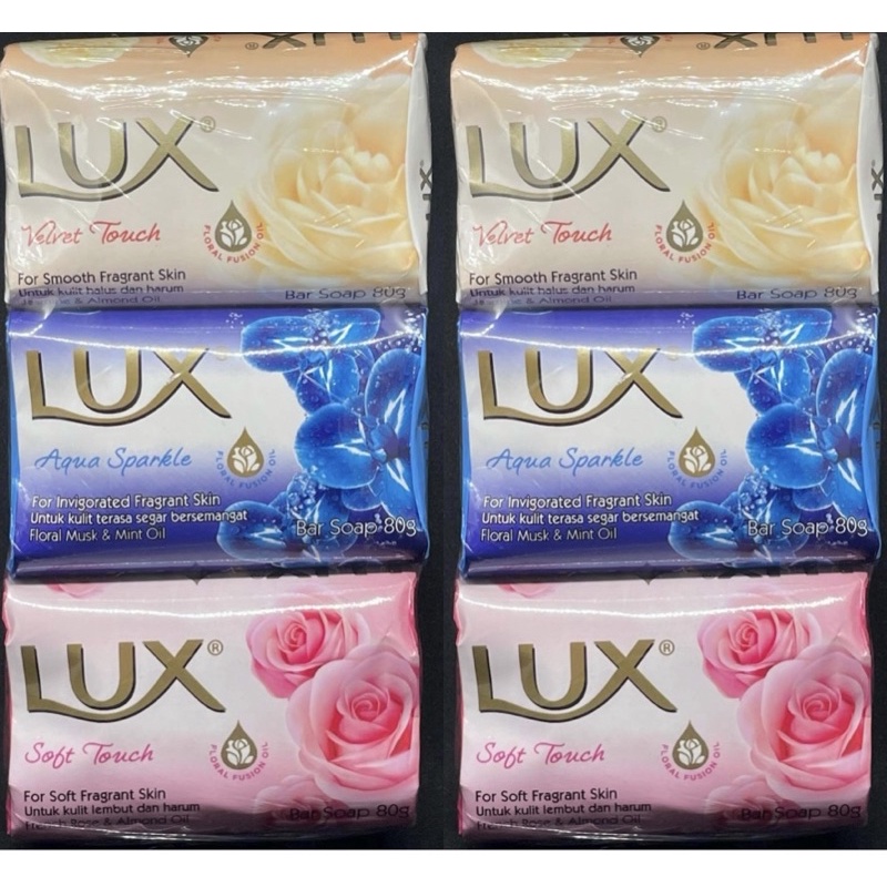 LUX BAR SOAP 6pcs per set 80g each assorted Shopee Philippines