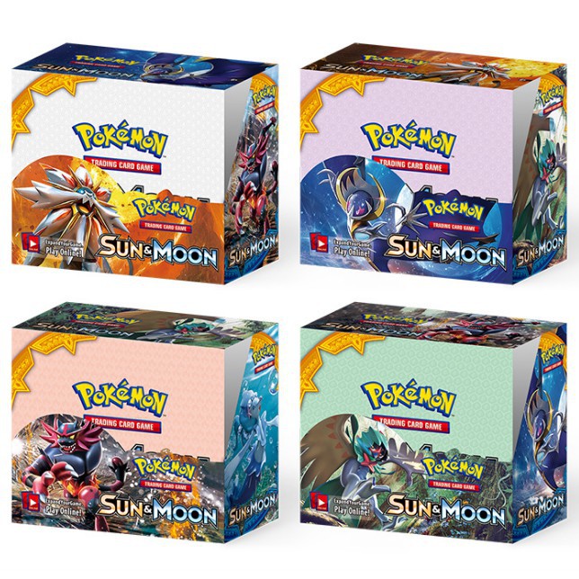 Pokemon Sun Moon Booster Box Mega Ex Gx Cards Tcg Party Children Boys Girls Board Game Shopee Philippines