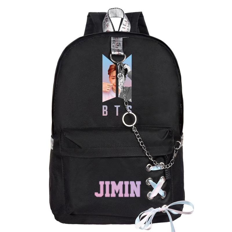  Alikpop USB Theft Proof Travel Backpack Jimin Suga Jin