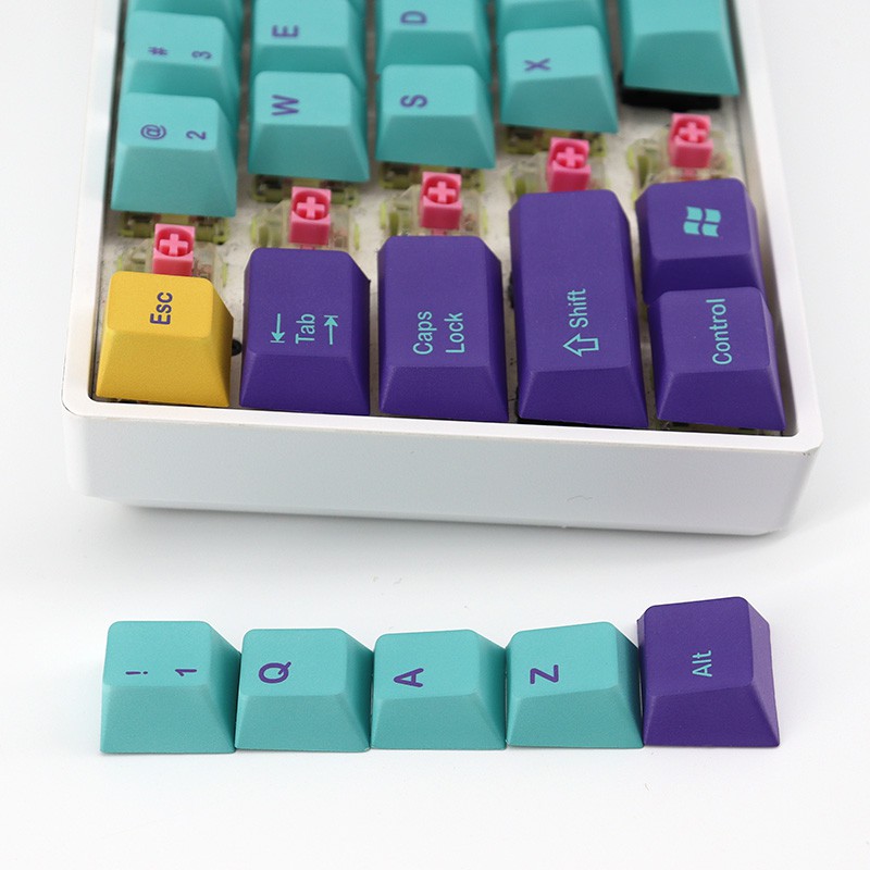 GMK Skeletor PBT Keycaps 130 Keys Cherry Profile DYE-SUB Keycap for ...