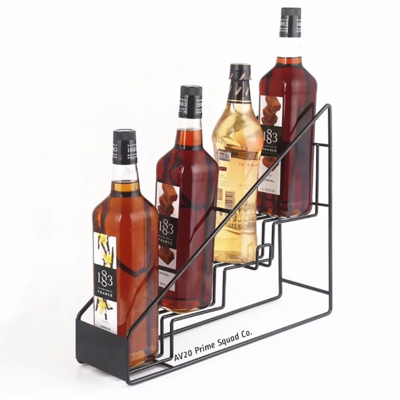 Coffee Syrup Metal Rack / Wine Rack 4 Layer Shopee Philippines