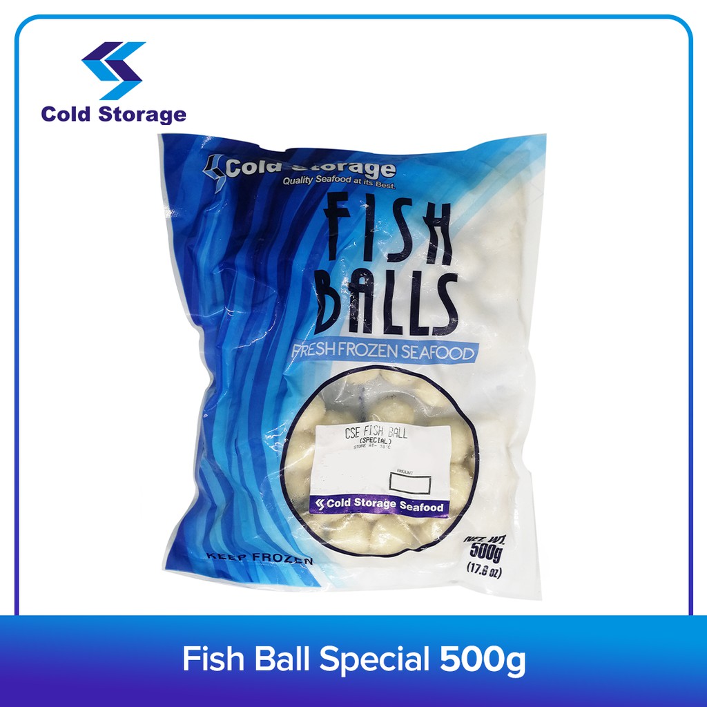 Cold Storage Seafood Frozen Fish Ball Special 500g Shopee Philippines