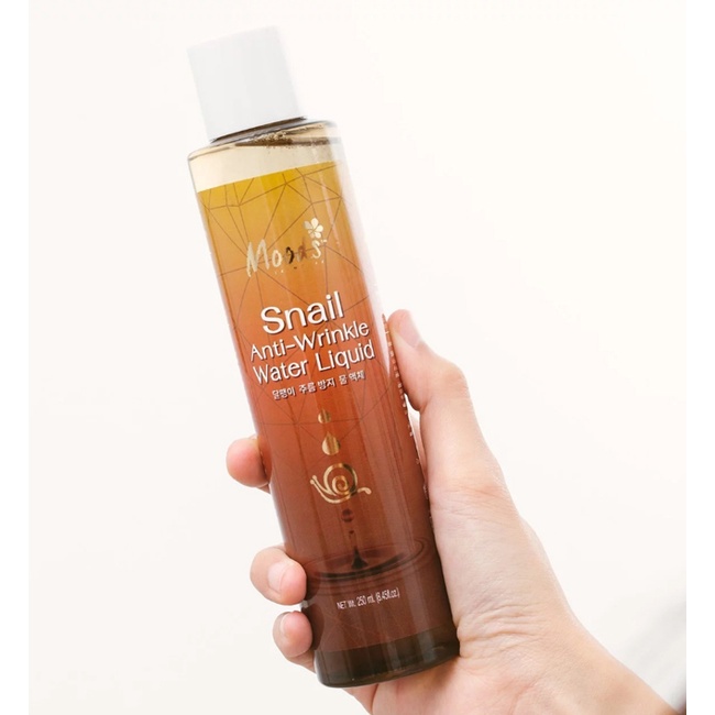 Moods Snail AntiWrinkle Water Liquid Moods Snail Juice Prepare the