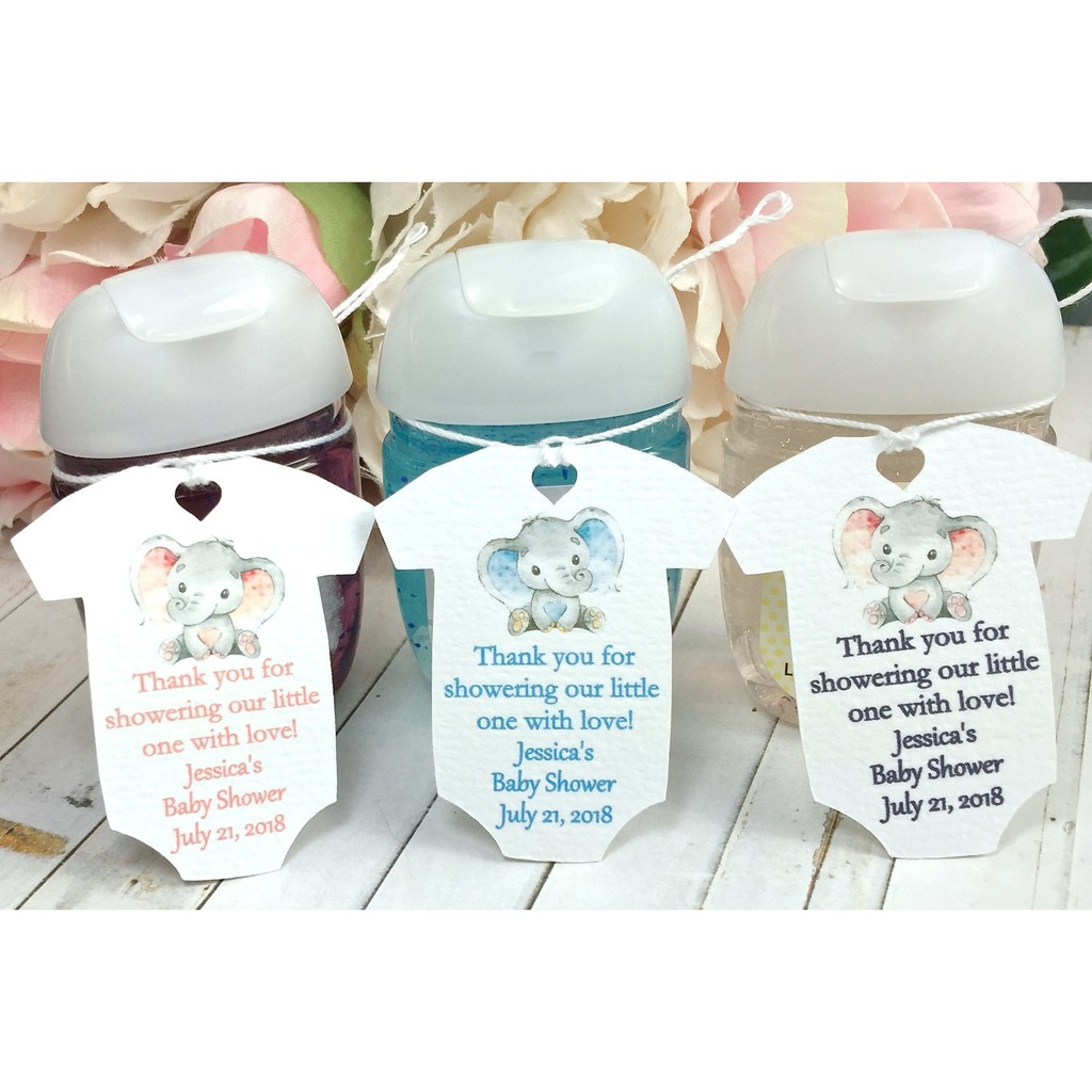 thank you tags for baby shower favors