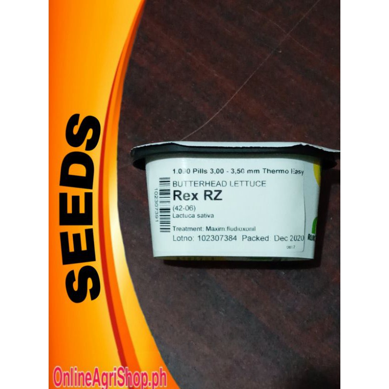 REX RZ SEEDS BUTTERHEAD LETTUCE (1000 PILLS) BY RIJK ZWAAN Shopee