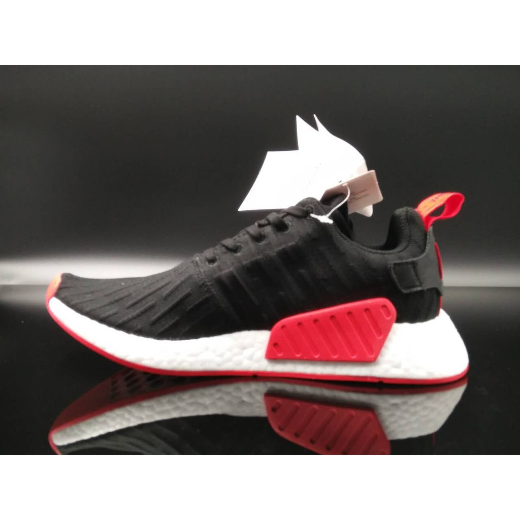 nmd r2 black and red