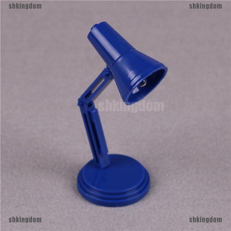 Mini Led Reading Lamp Toy for 1/12 Dollhouse Toy Accessories Desk Lamp