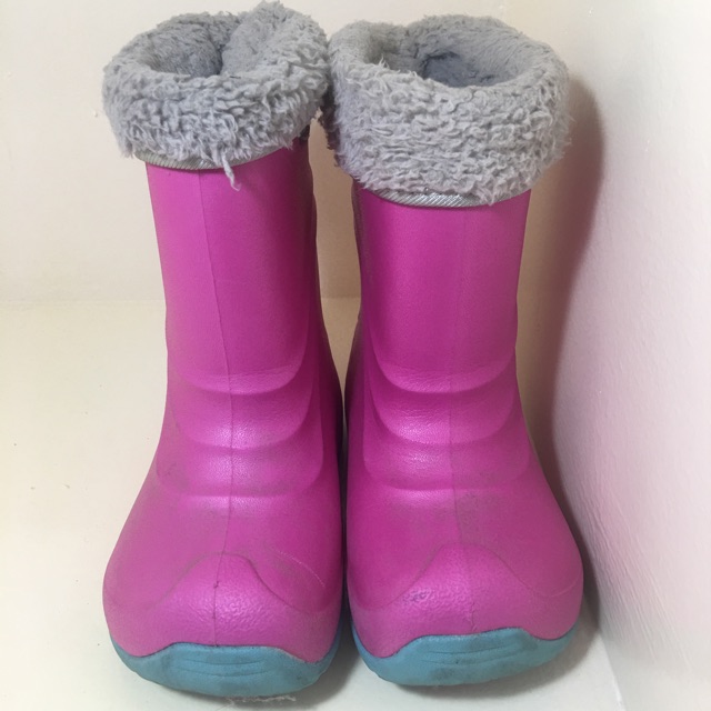 pink snow boots