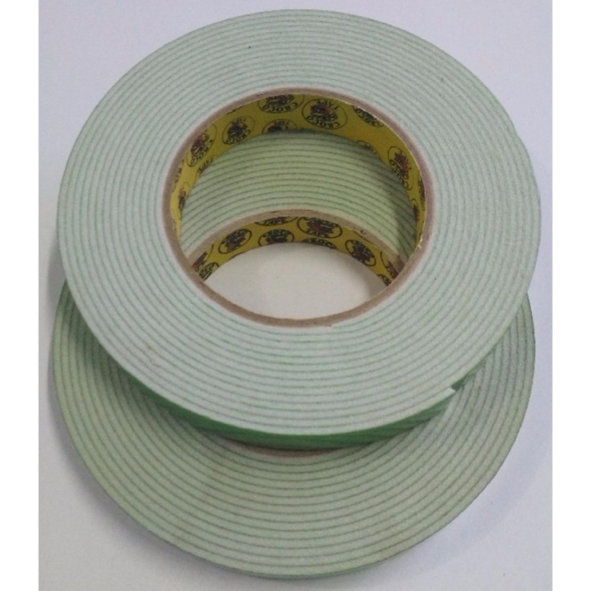 Double Sided Foam Tape Green 3 4 2 Pcs Shopee Philippines