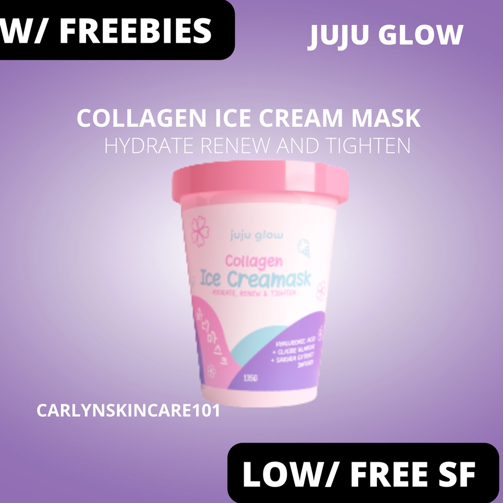 Juju Collagen Ice cream mask for face and body Shopee Philippines