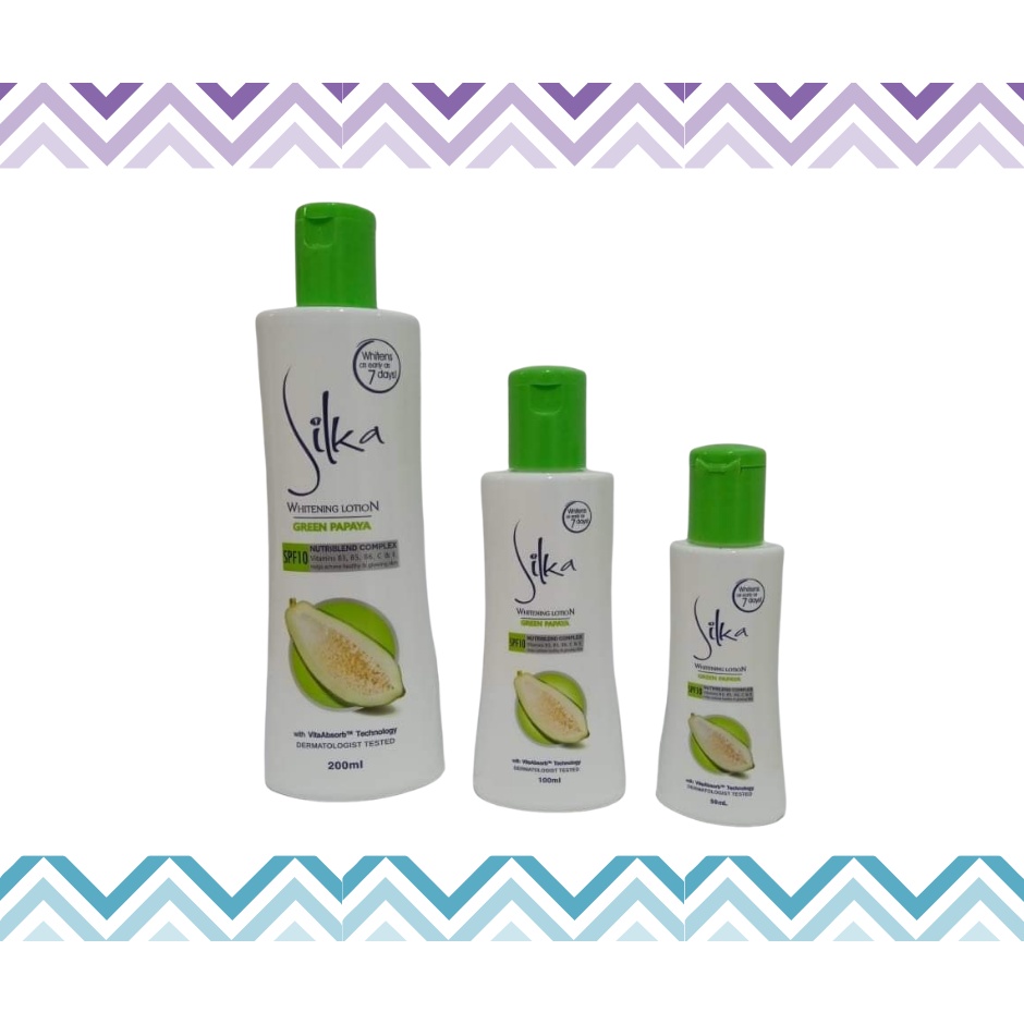 Silka Lotion Green Papaya Shopee Philippines