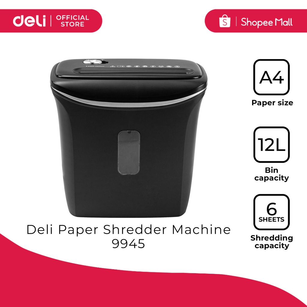 deli-9945-paper-shredder-machine-1pc-799945-shopee-philippines