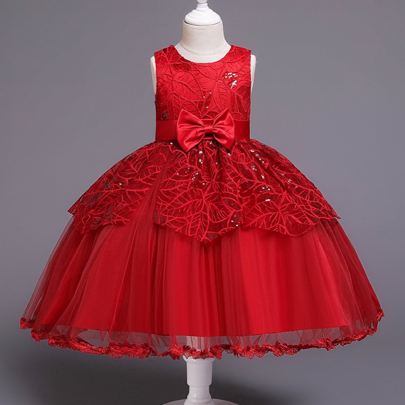 red party dress for toddler girl