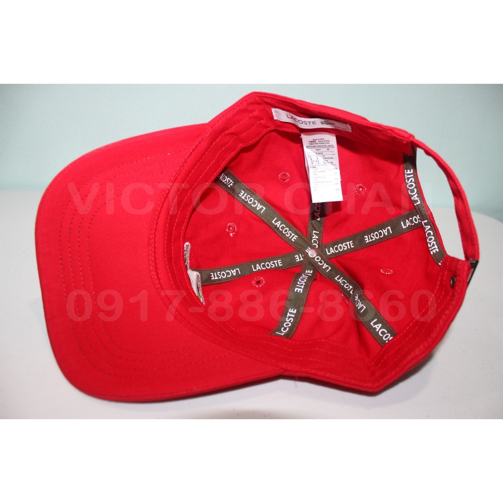 lacoste dri fit cap