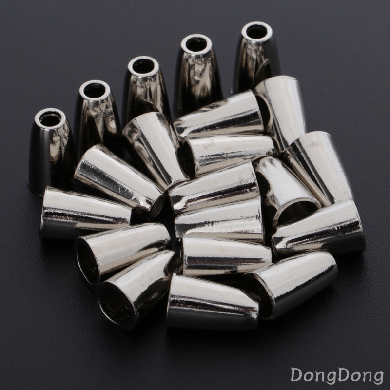 20Pcs Conical Bell Shape Stopper Cord Lock Ends Without Lid Toggle Clip Rope