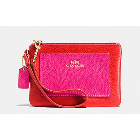 Authentic Coach Wristlet Ruby Red and Pink | Shopee Philippines