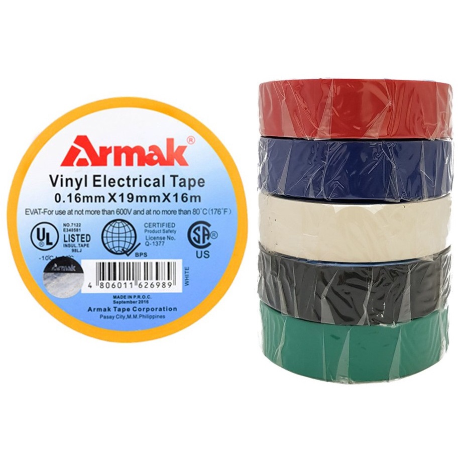 Armark electrical tape (assorted) Shopee Philippines