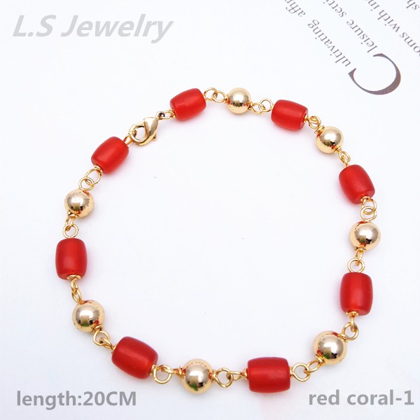 coral bracelet