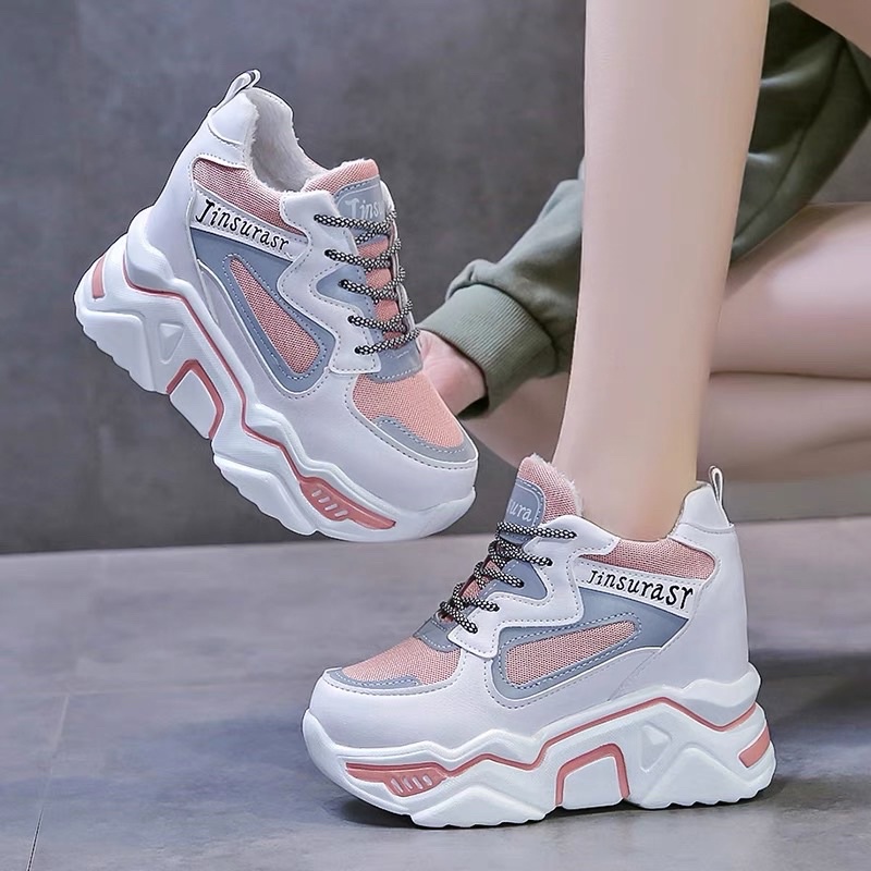 SJ Mall Super High Cut Korean Chunky Rubber Shoes for