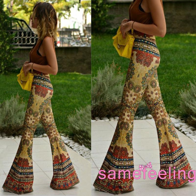 tie dye bell bottom flare pants