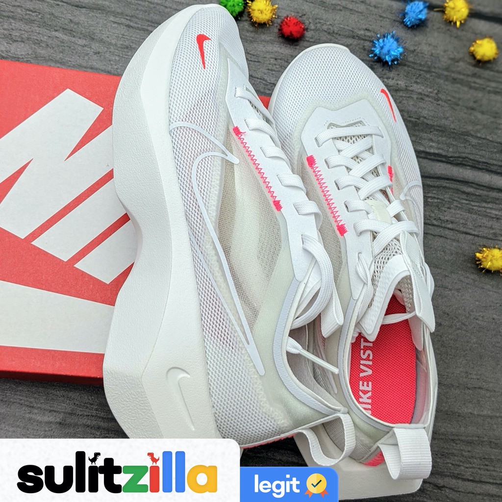 nike vista lite white/laser crimson
