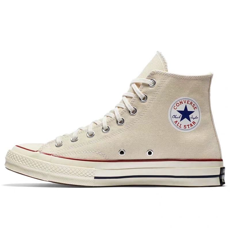 white high top canvas shoes