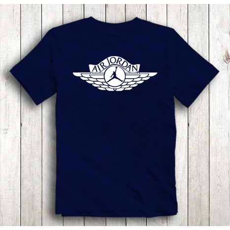 navy blue jordan t shirt