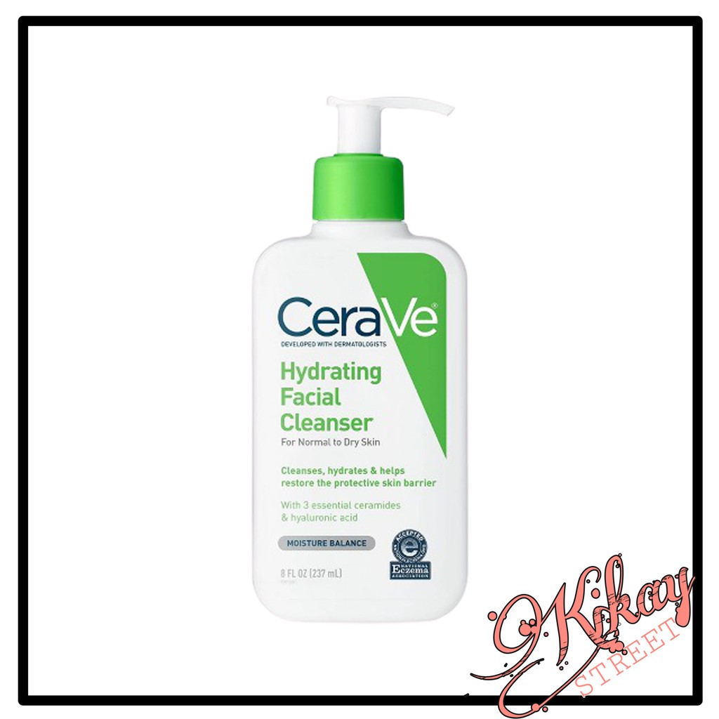 CeraVe Hydrating Facial Cleanser with Hyaluronic Acid (237ml) [USA