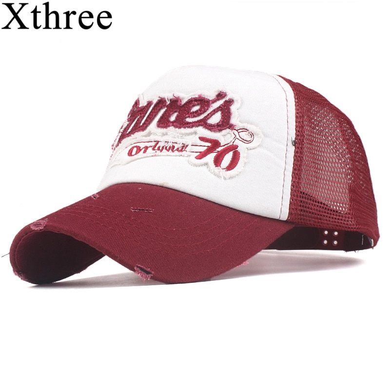 fitted mesh baseball caps