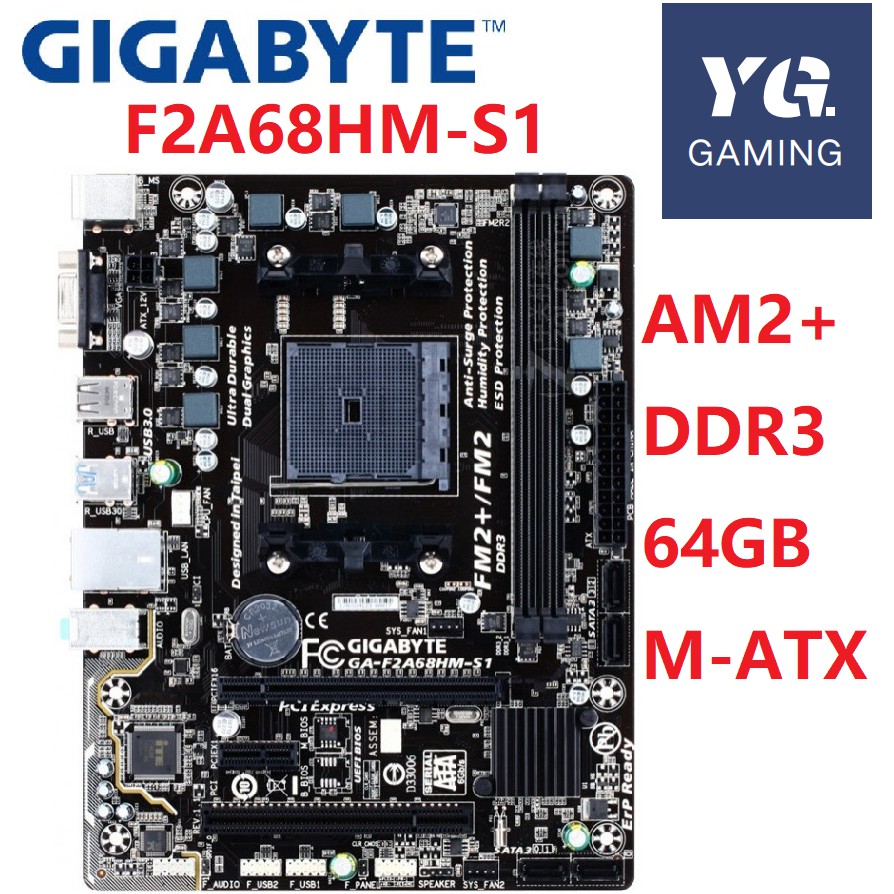 Gigabyte ga f2a68hm s1 какие процессоры поддерживает