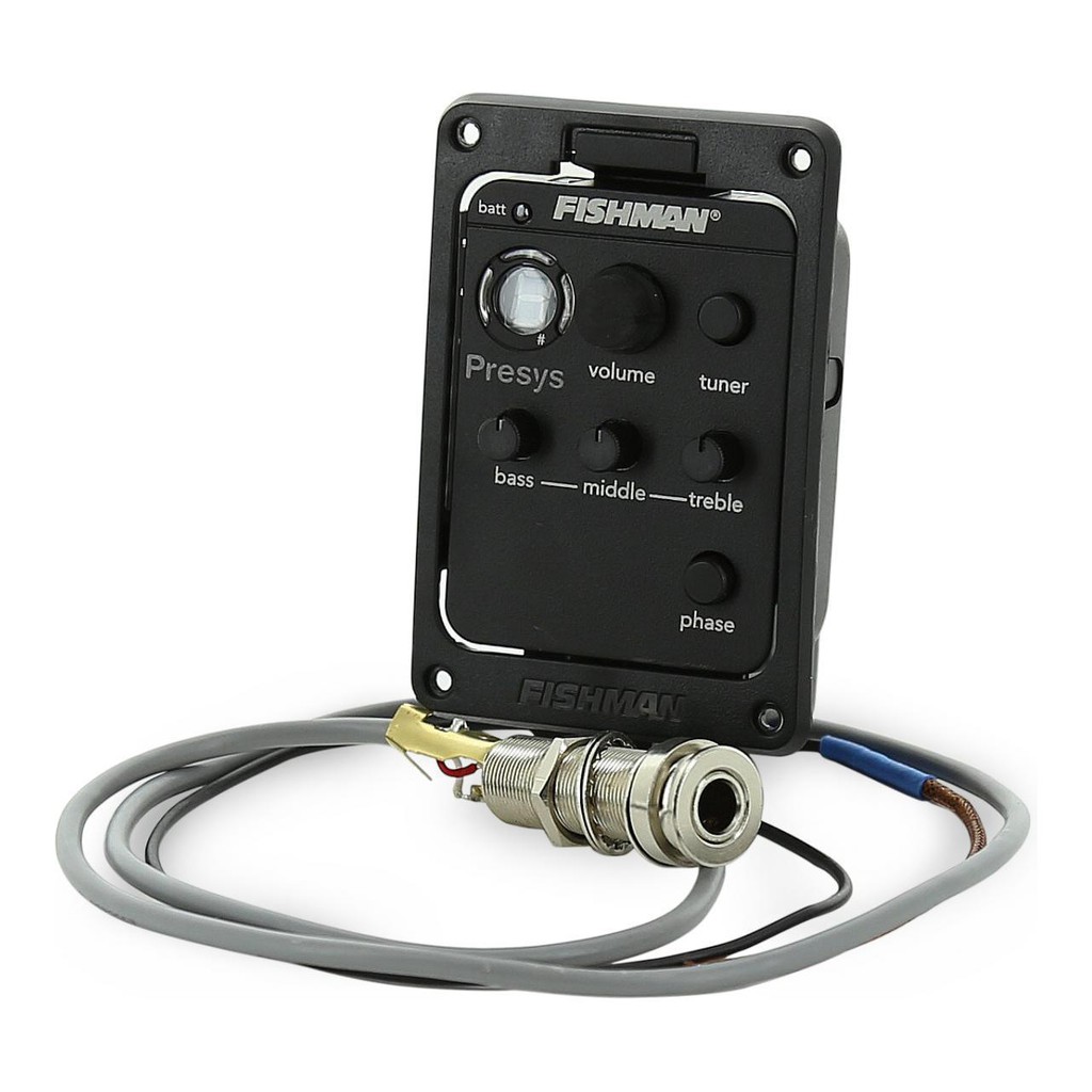 Fishman Presys+ 101 Folk Guitar Preamp Piezo Pickup 4Band EQ Equalizer