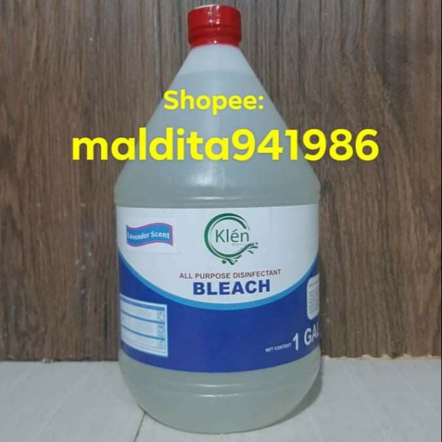 ALL PURPOSE BLEACH DISINFECTANT, 1gallon Shopee Philippines