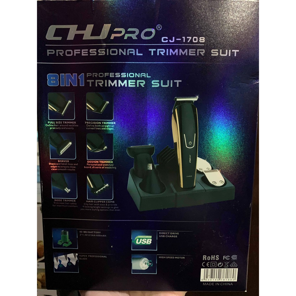 chu pro cordless trimmer