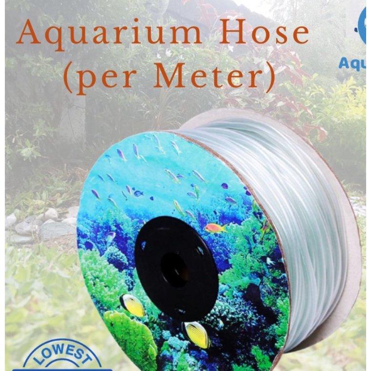Clear Aquarium Hose for Your Air Pump Walang Putol - Aquapet Aquarium Air Hose 80m per roll (4mm) #1