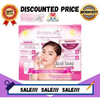 Brilliant Skin Rejuvenating New Packaging Set | Soap | Toner | Sunscreen | Night Cream (Original)