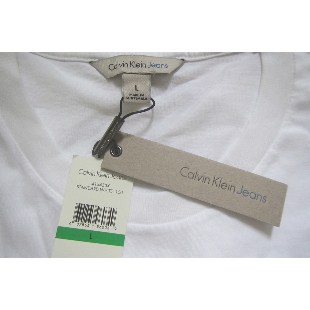 calvin klein t shirt label