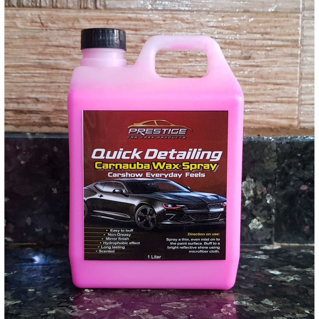 Prestige Quick Detailing Carnauba Wax 1 Liter (REFILL) Shopee Philippines