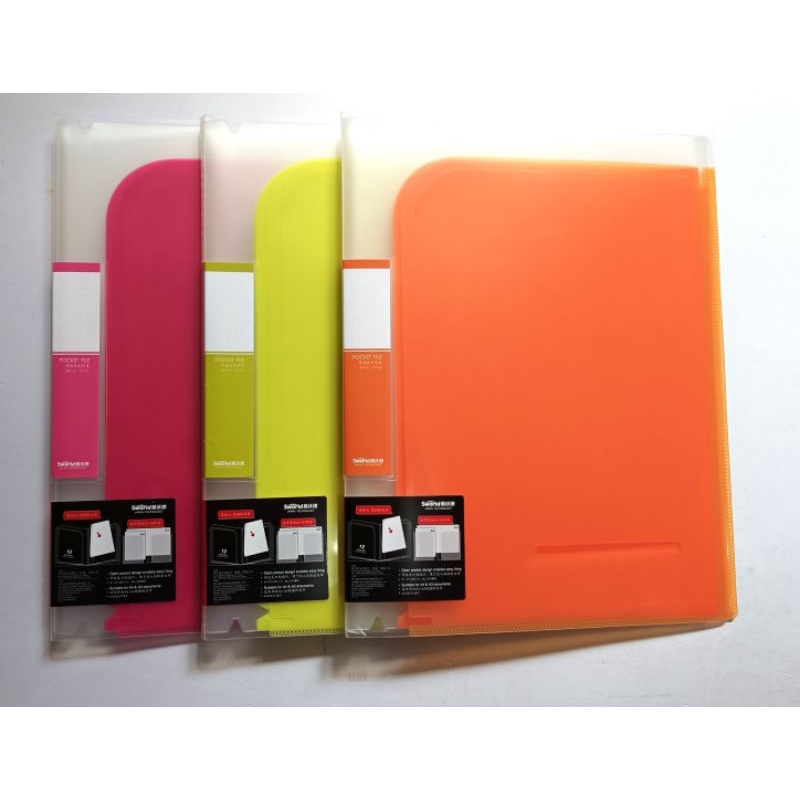 Sworld Pocket File Folder 12 Pockets File Folder Japan technology Paper Organiser open file