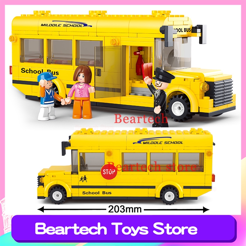 lego yellow school bus